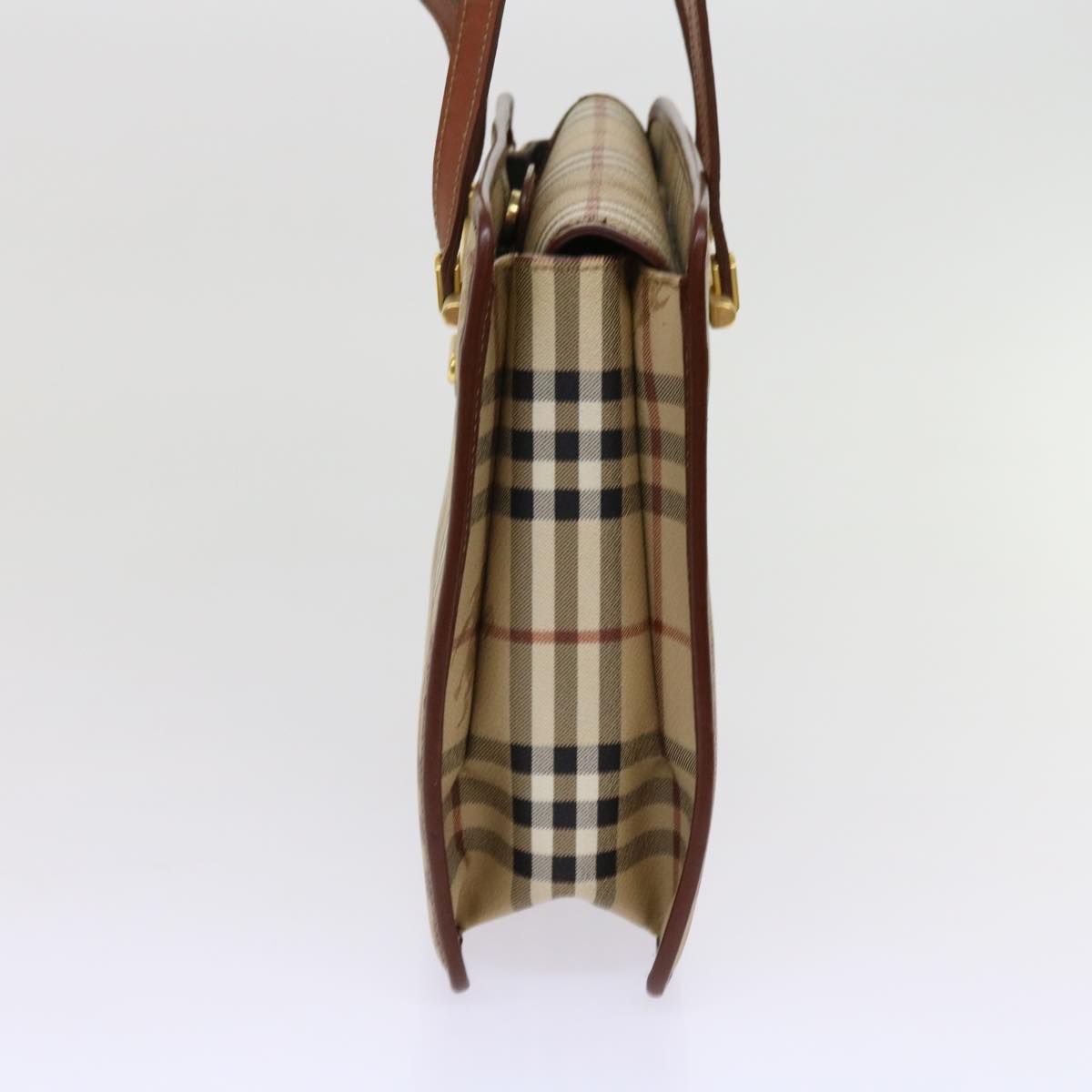 Burberry BURBERRYSs Nova Leather Beige Shoulder Bag Style 2