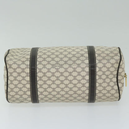 Luxury CELINE Macadam Canvas Hand Bag PVC Leather Whe 63493