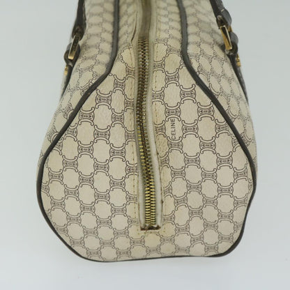 Luxury CELINE Macadam Canvas Hand Bag PVC Leather Whe 63493