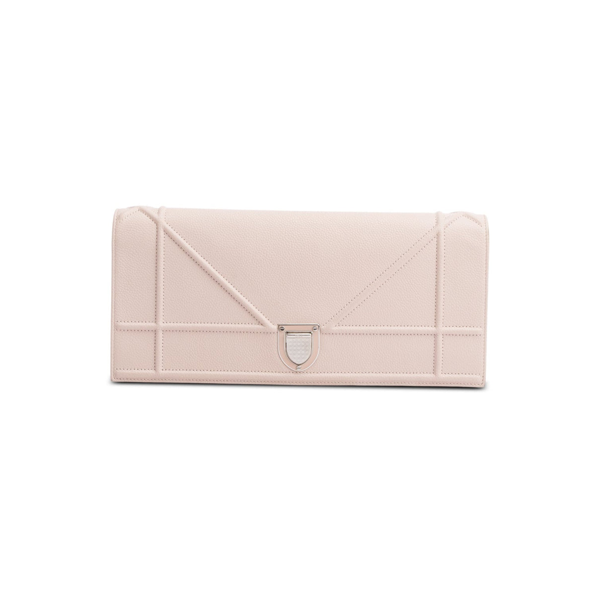 Christian Dior Beige Grained Calfskin Leather Diorama Croisiere Long Wallet on Chain Rovelle Bags