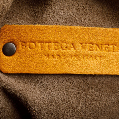 Bottega Veneta Yellow Intrecciato Leather Shoulder Bag