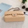 Chanel Classic Double Flap 25 Shoulder Bag Beige