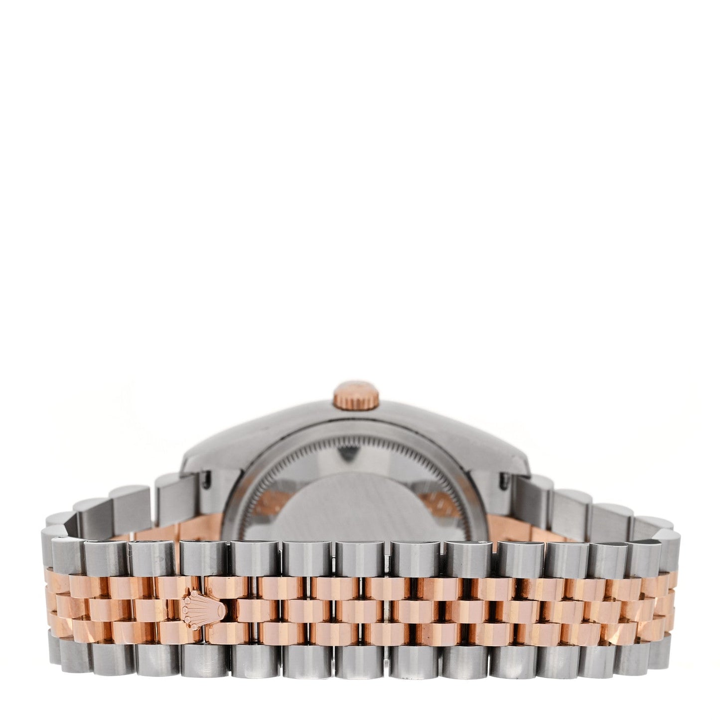 Stainless Steel 18K Everose Gold Diamond 36mm Oyster Perpetual Datejust Watch Silver 116231