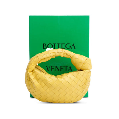 Bottega Veneta Yellow Intrecciato Leather Mini Jodie Bag
