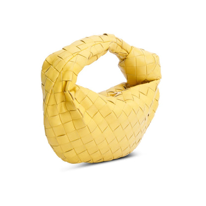Bottega Veneta Yellow Intrecciato Leather Mini Jodie Bag