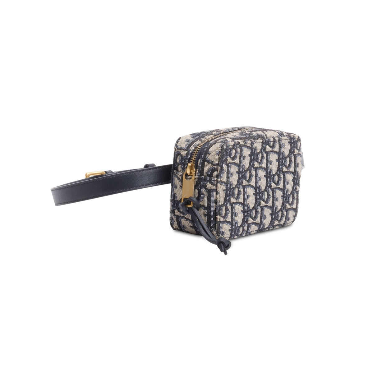 Christian Dior 2020 Navy Oblique Pouch Belt Bag Rovelle Bags