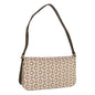 Luxury CELINE C Macadam Canvas Shoulder Bag Beige Brown 64803