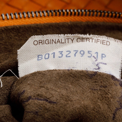 Bottega Veneta Orange Nappa Intrecciato Large Veneta Hobo
