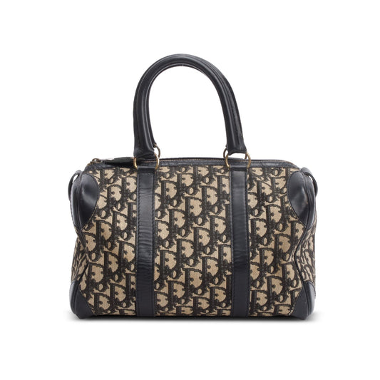 Christian Dior Navy Diorissimo Small Boston Bag Rovelle Bags