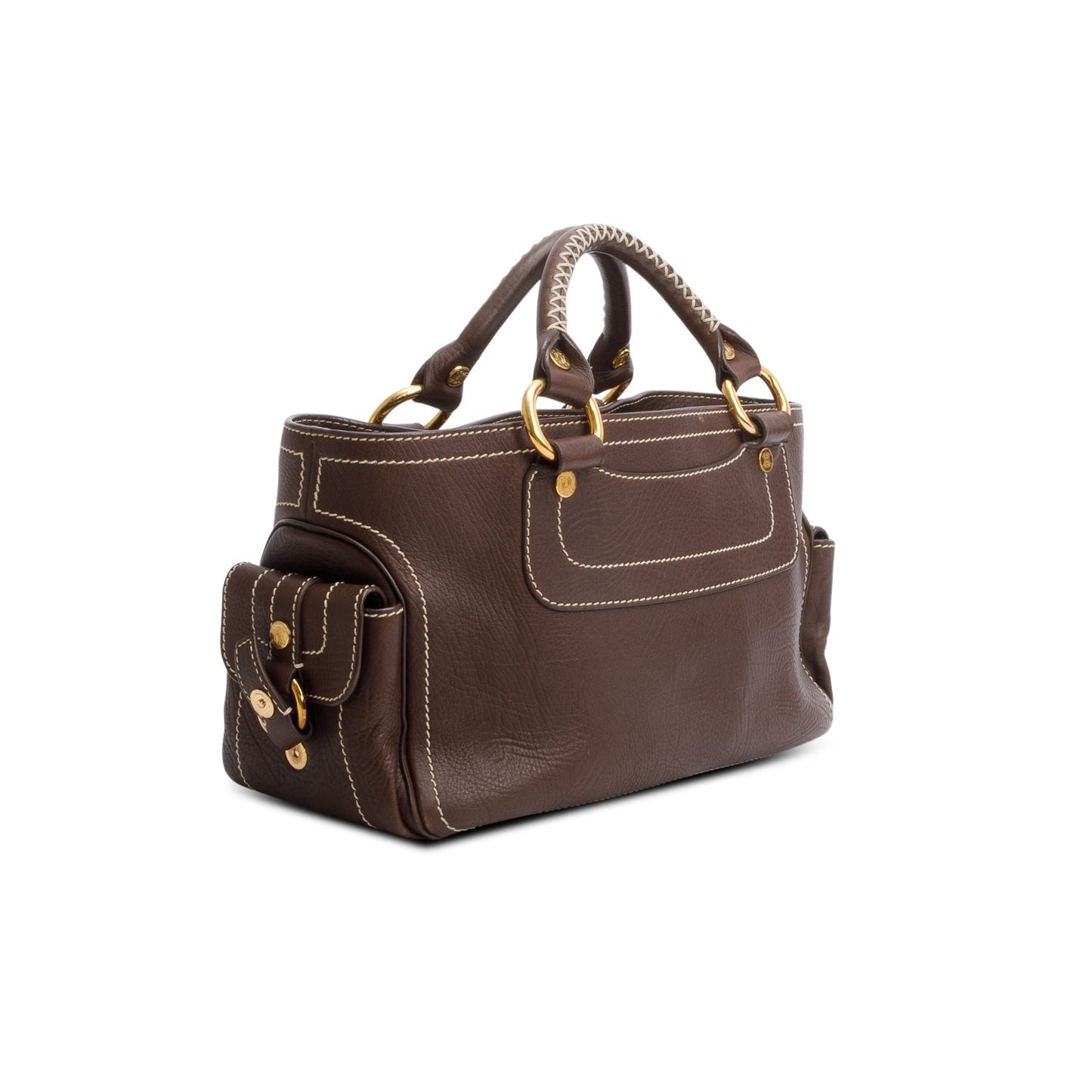 Celine Brown Leather Boogie Bag