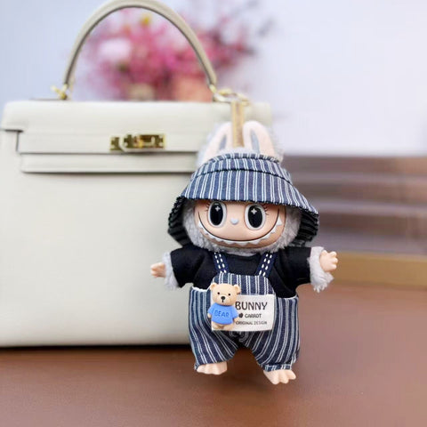 [Baby + Baby Clothing] Rab Clothing Bag Pendant Cute Vinyl DIY Doll Doll Keychain Pendant Gift
