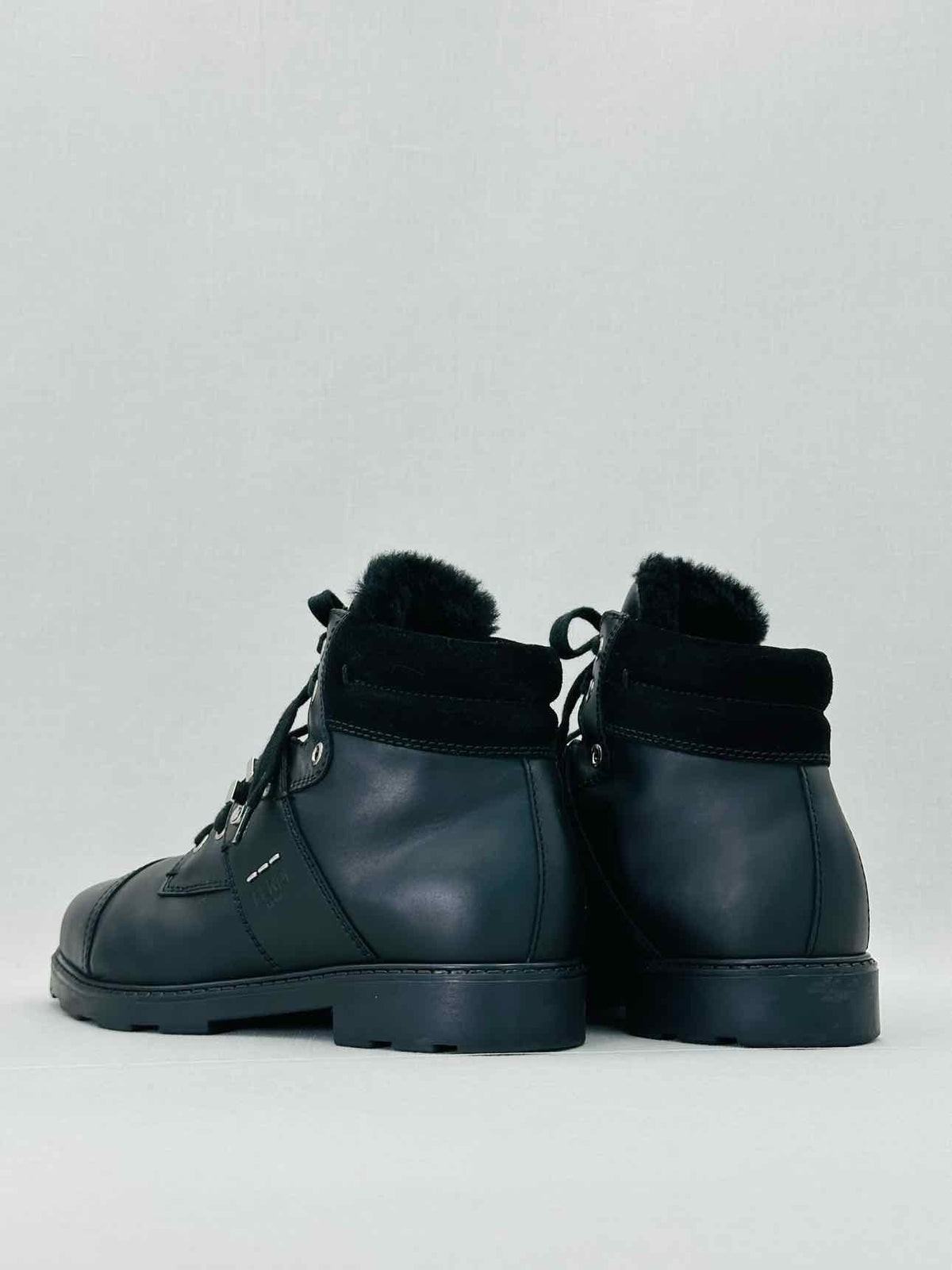 FENDI Fur Trim Black Size EU 39 Ankle Boots Rovelle Bags