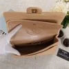 Chanel Classic Double Flap 25 Shoulder Bag Beige