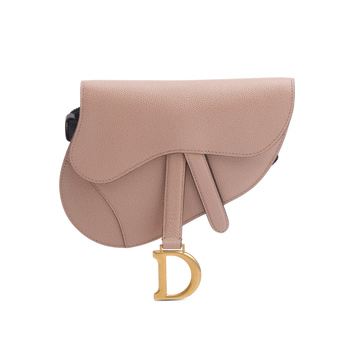 Christian Dior Pink Grained Calfskin Saddle Belt Bag Rovelle Bags