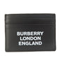 BURBERRY Card Case leather black logo mens(Unisex)