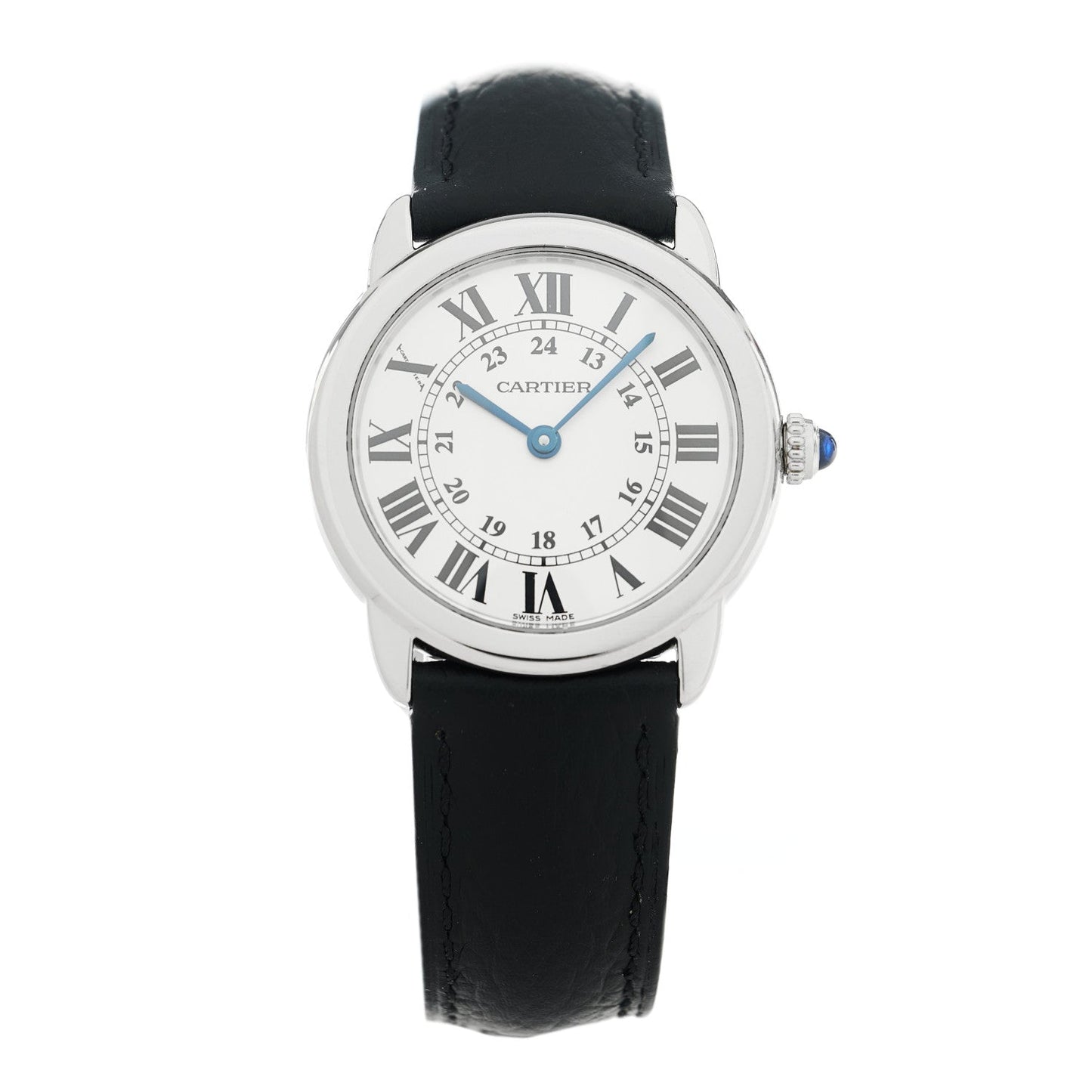 Stainless Steel Calfskin 29mm Ronde Solo Quartz Watch