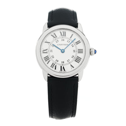 Stainless Steel Calfskin 29mm Ronde Solo Quartz Watch