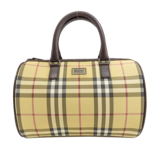 BURBERRY Handbag canvas beige Nova Check