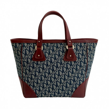 Dior Handbag canvas Navy Rovelle Bags