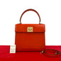 CELINE Shoulder Bag leather Orange
