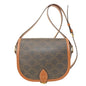CELINE Shoulder Bag PVC Brown Macadam Pattern Women