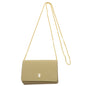 BURBERRY Coin case Calfskin beige Coin Chain Wallet Women