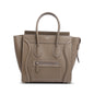 Celine Taupe Calfskin Micro Luggage Tote