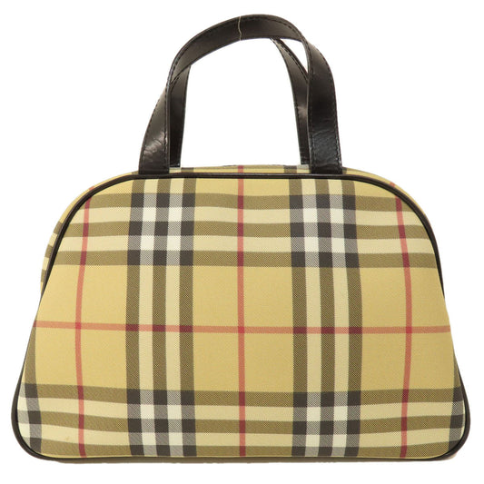 BURBERRY Handbag PVC beige Nova Check
