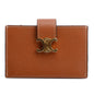 Celine 2025 Tan Supple Grained Calfskin Leather Accordeon Card Holder Nino