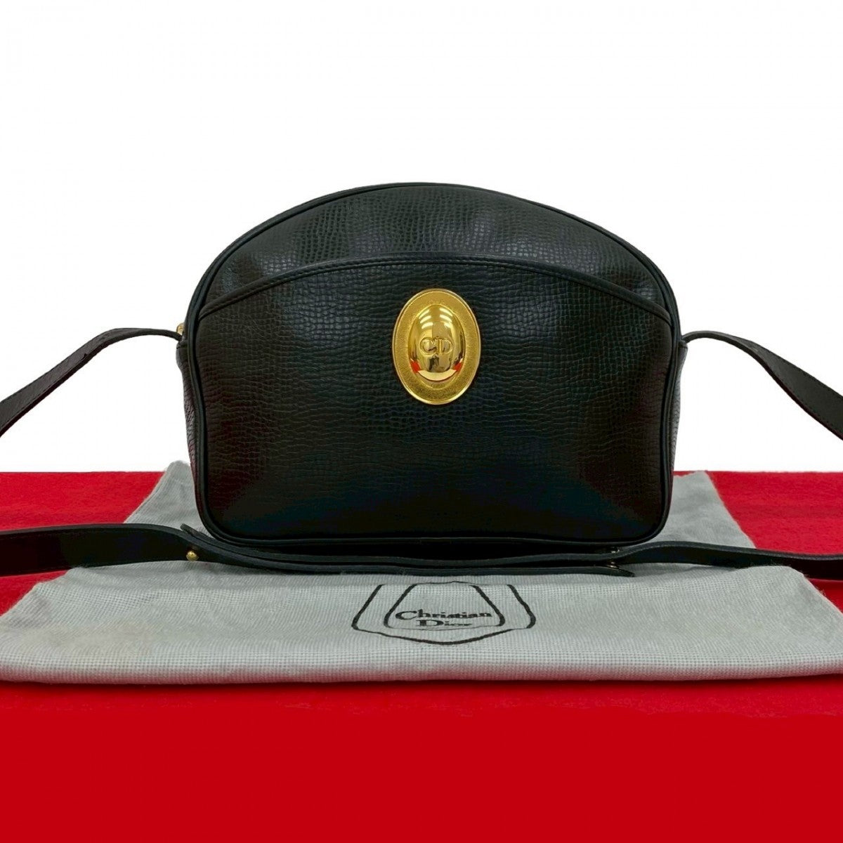 Dior Shoulder Bag leather black Rovelle Bags