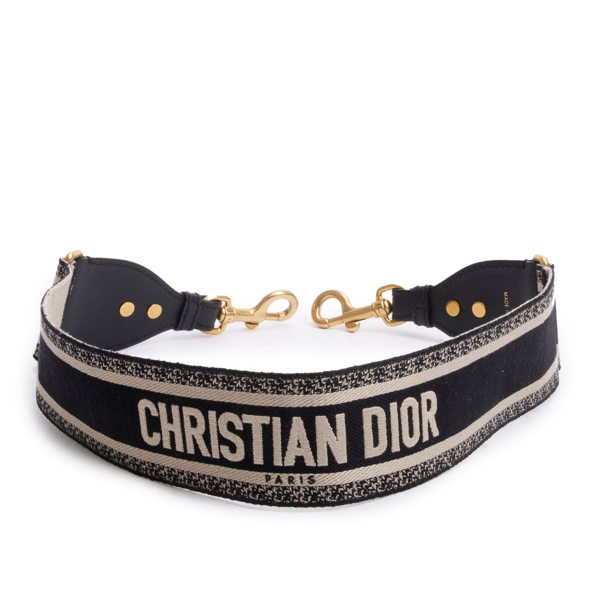 Christian Dior Navy/Beige Embroidered Woven Shoulder Strap Rovelle Bags