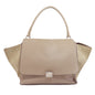 CELINE Tote Bag Calfskin beige Trapeze Women