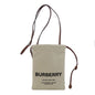 BURBERRY Shoulder Bag canvas beige Pochette