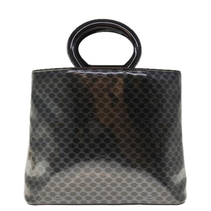 Luxury CELINE Macadam Canvas Hand Bag Black 65722
