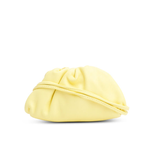 Bottega Veneta Yellow Butter Calfskin Leather The Mini Pouch