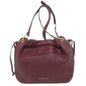 BURBERRY Shoulder Bag leather Red logo