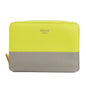 CELINE Coin case leather yellow logo Women