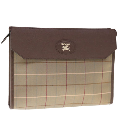 Burberry BURBERRYSs Nova Canvas Brown Clutch Bag Style 2