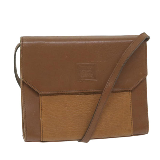 Burberry BURBERRYSs Auth Leather Brown Shoulder Bag