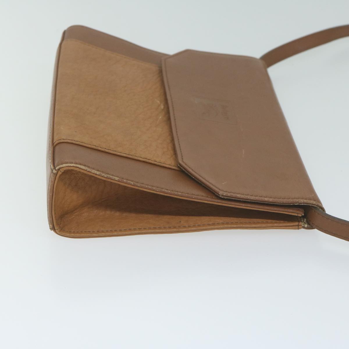 Burberry BURBERRYSs Auth Leather Brown Shoulder Bag