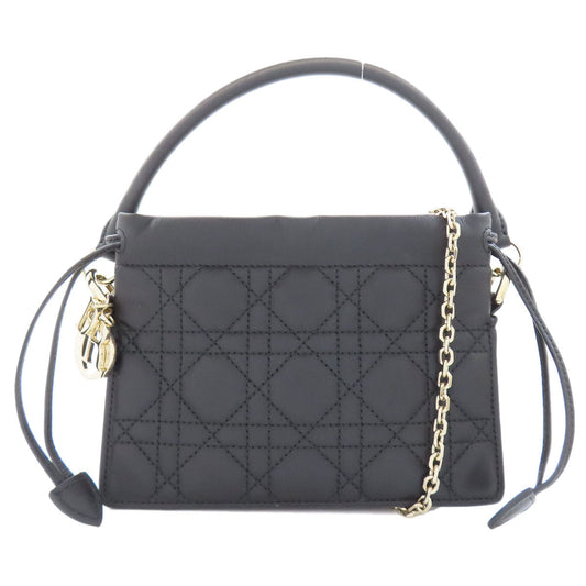 Christian Dior Handbag Calfskin black Lady Dior Millie 2WAY Women Rovelle Bags