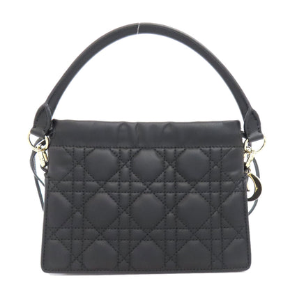 Christian Dior Handbag Calfskin black Lady Dior Millie 2WAY Women Rovelle Bags