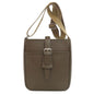 BURBERRY Shoulder Bag leather Brown logo Women