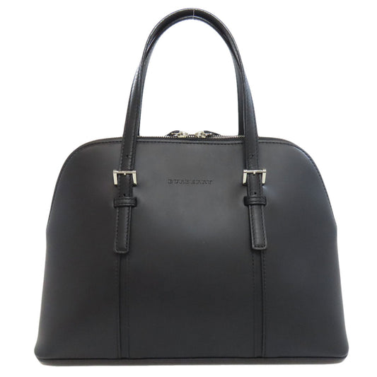 BURBERRY Handbag leather black logo Women