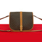 CELINE Shoulder Bag leather Brown