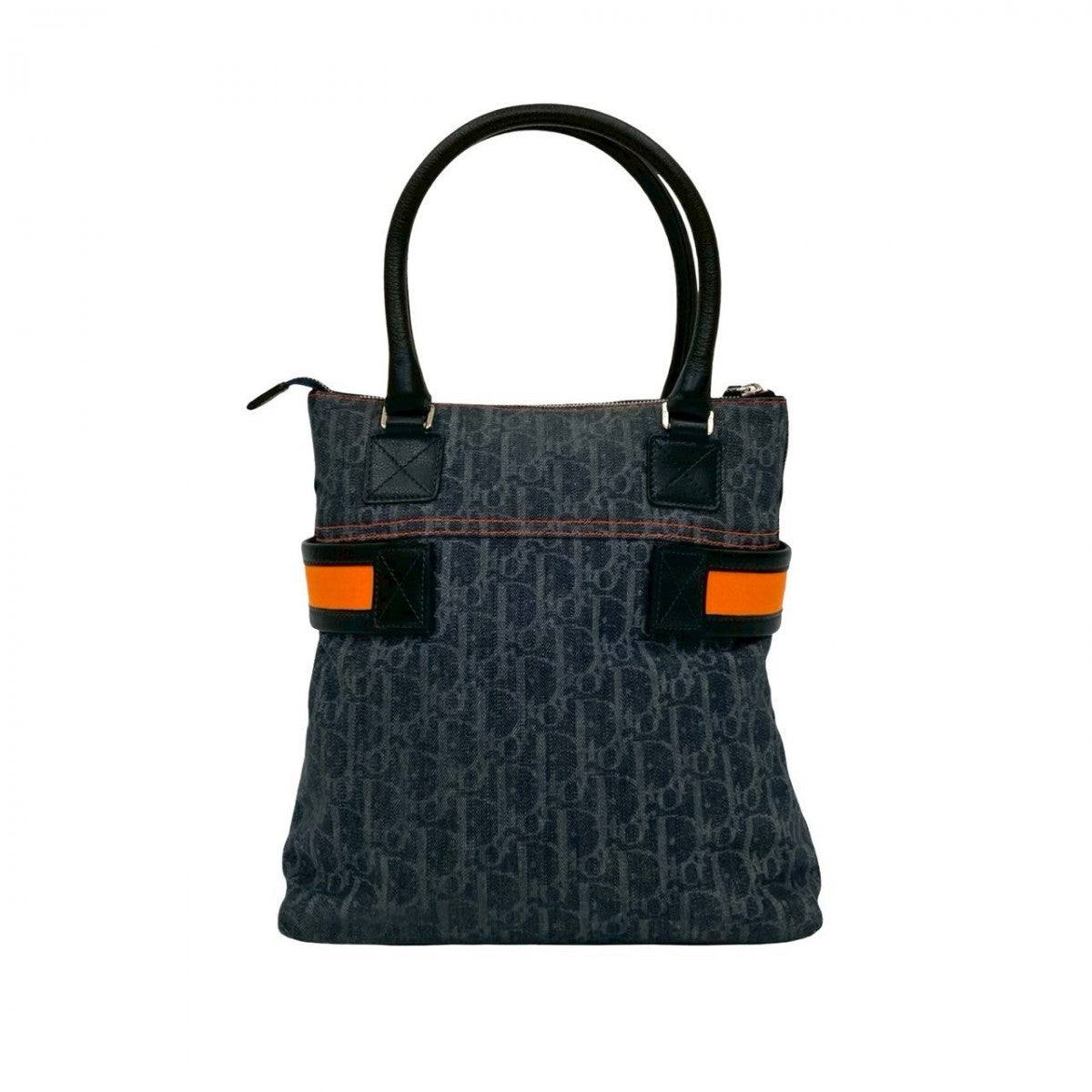 Dior Handbag denim Navy Dior Flight Rovelle Bags