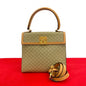 CELINE Shoulder Bag leather beige