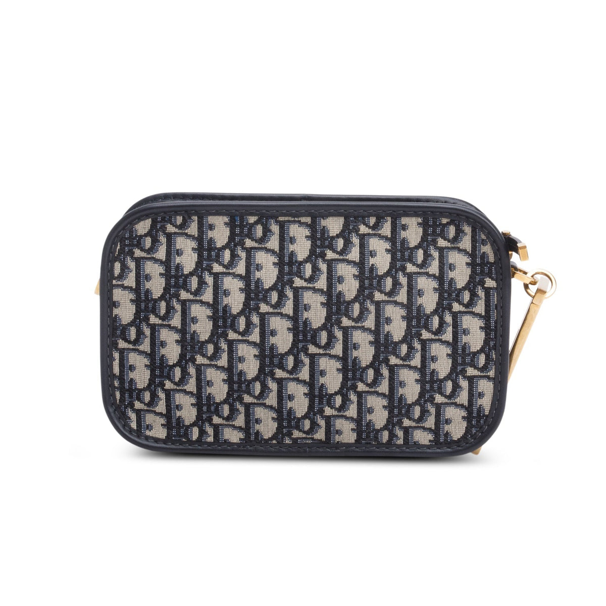 Christian Dior Navy Oblique Diorquake Clutch Rovelle Bags