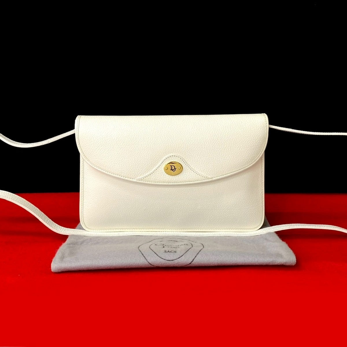 Dior Shoulder Bag leather white Rovelle Bags