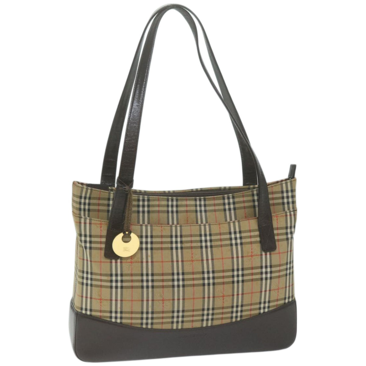 Burberry Nova Auth Canvas Beige Tote Bag